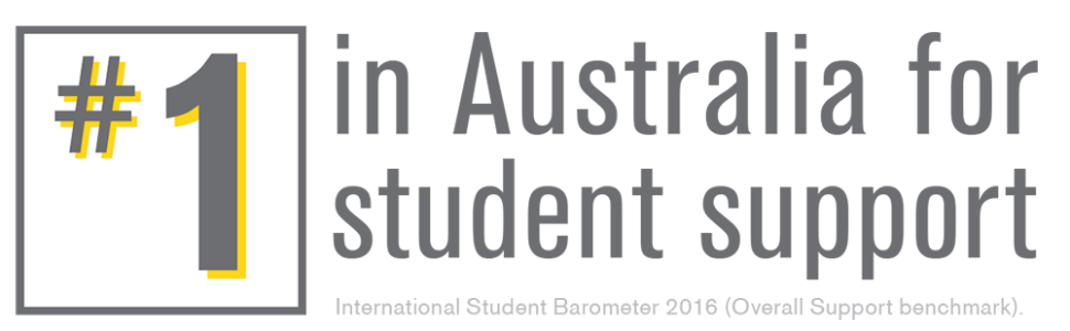 Number 1 in Australia for student support