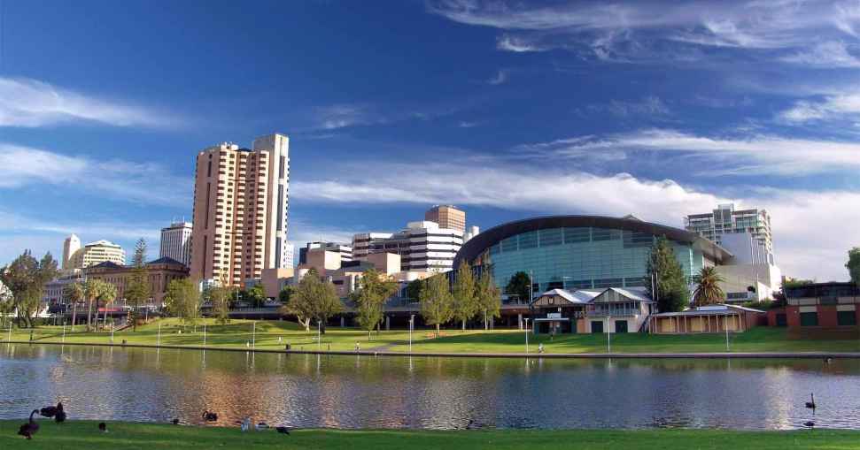Adelaide city skyline