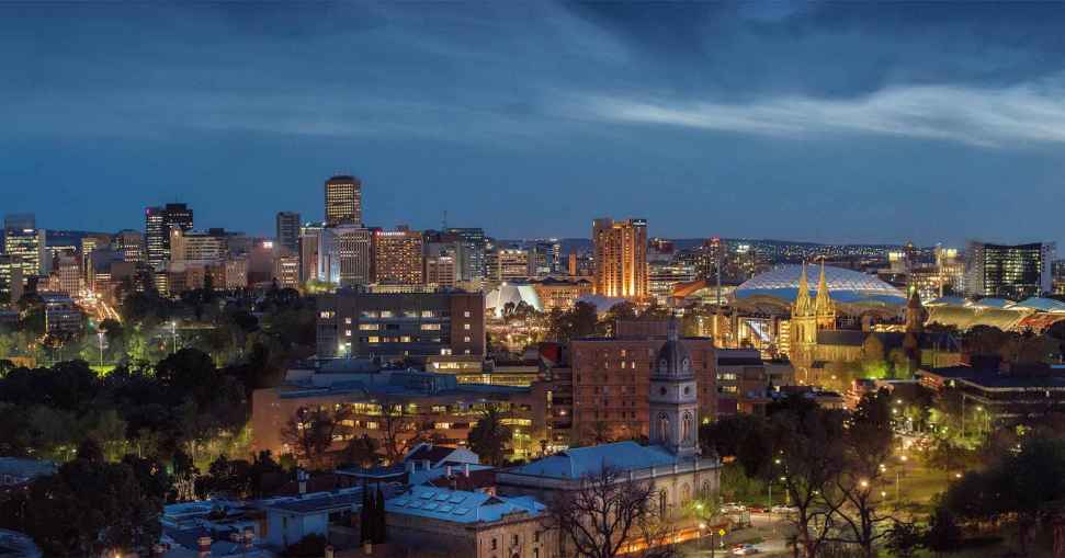 Adelaide - night skyline